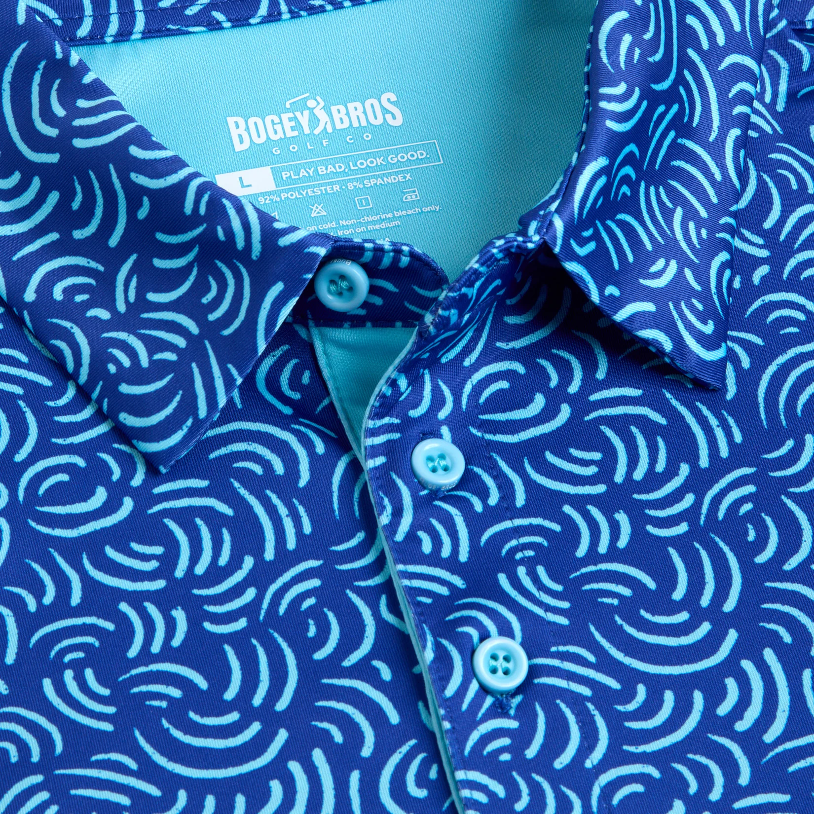 Arcs - Blue - Polo - Image 3