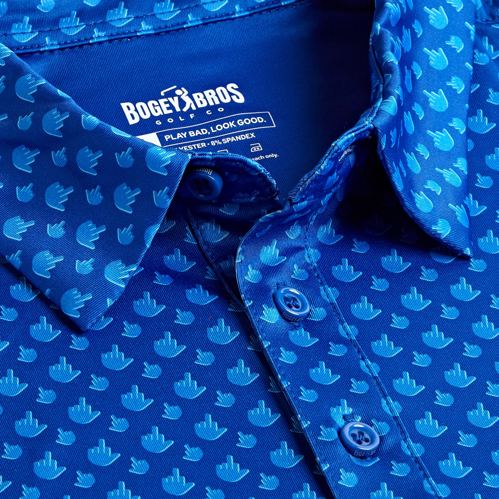 Birdie Finger - Blue Jay - Polo - Image 3