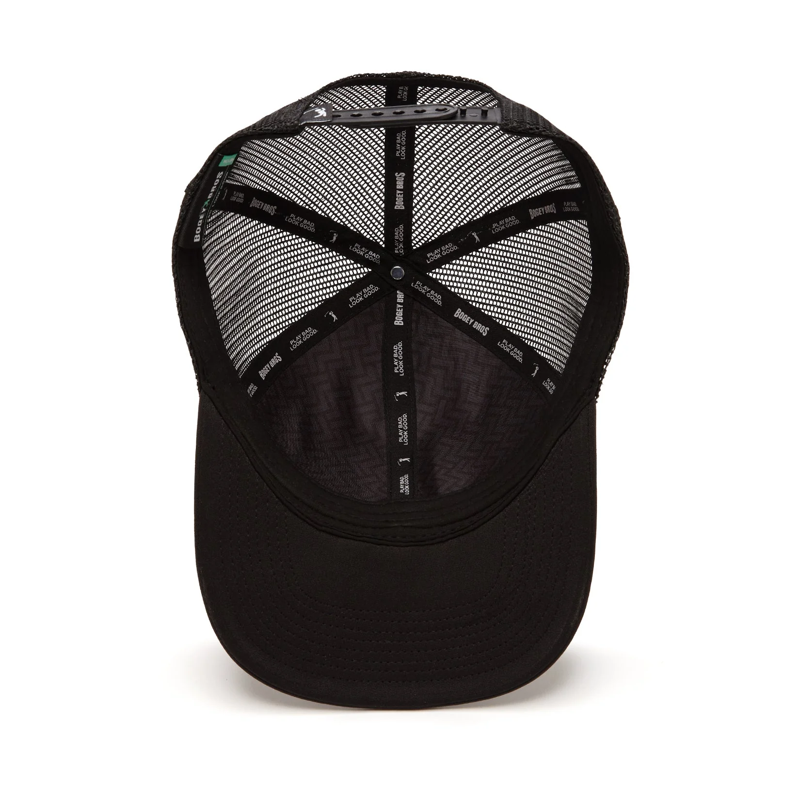 Bogeyman Black/Black - Mesh Trucker Hat - Snapback - Image 5
