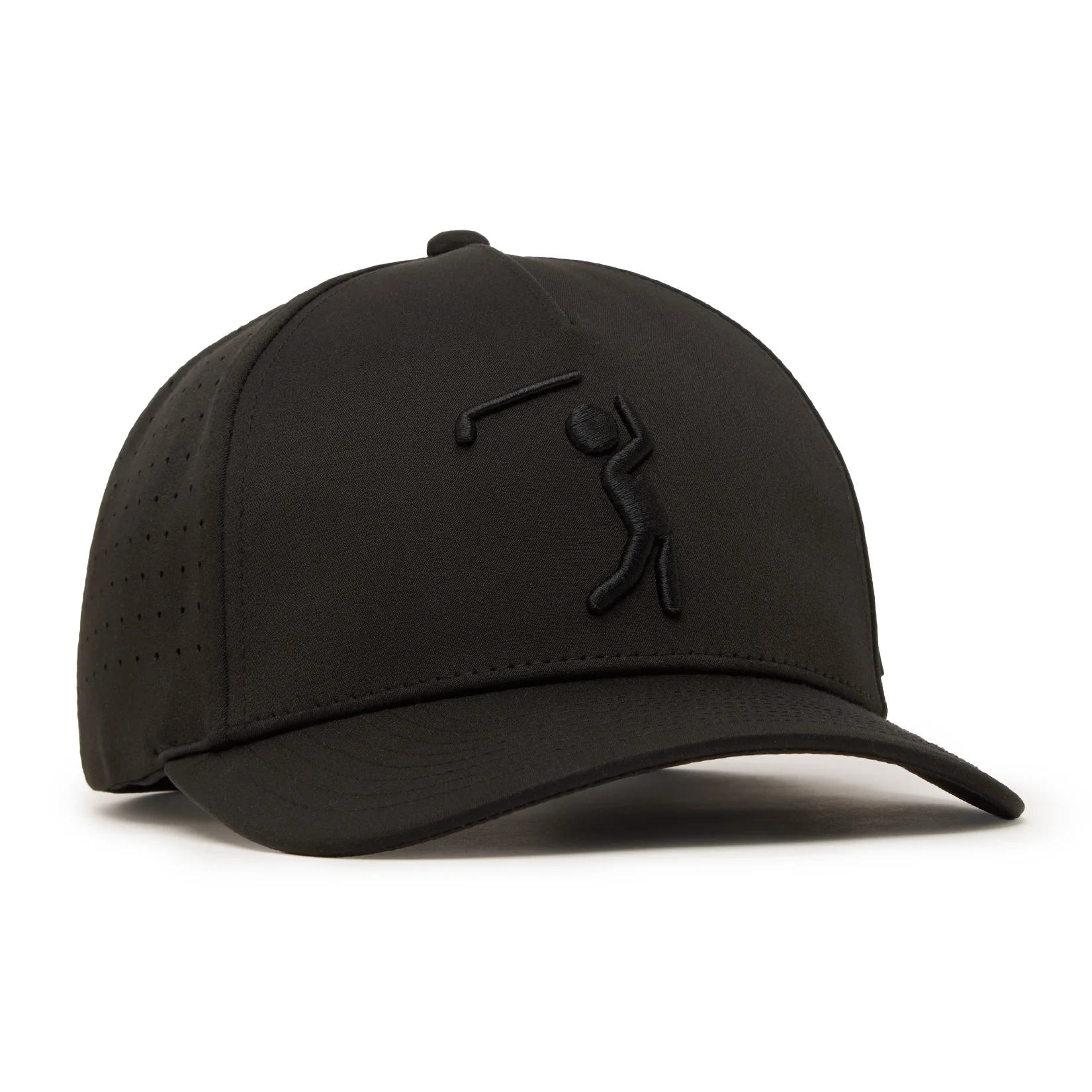 Bogeyman - Black/Black - Performance Golf Hat - Snapback - Image 3