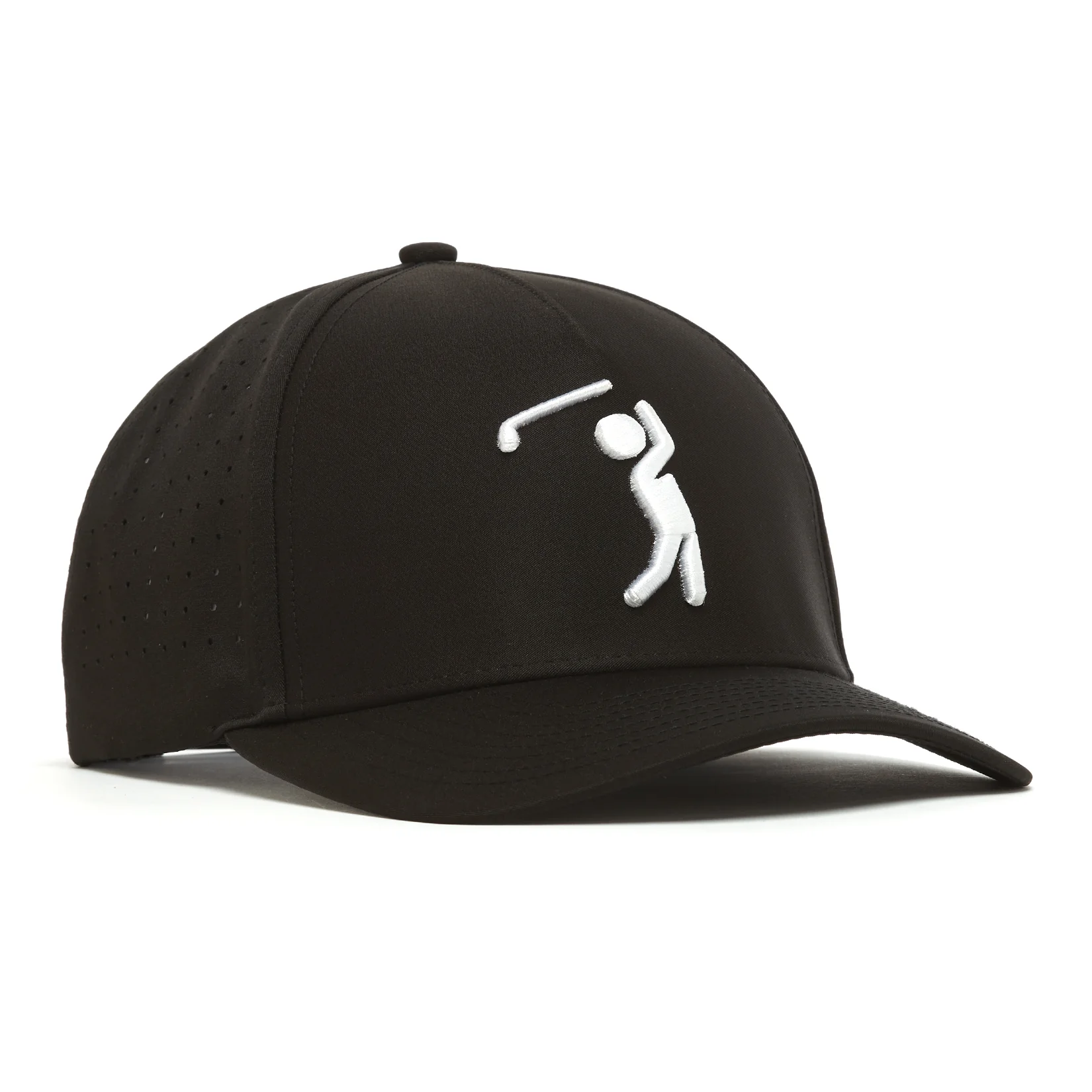 Bogeyman Black - Performance Golf Hat - Snapback - Image 3