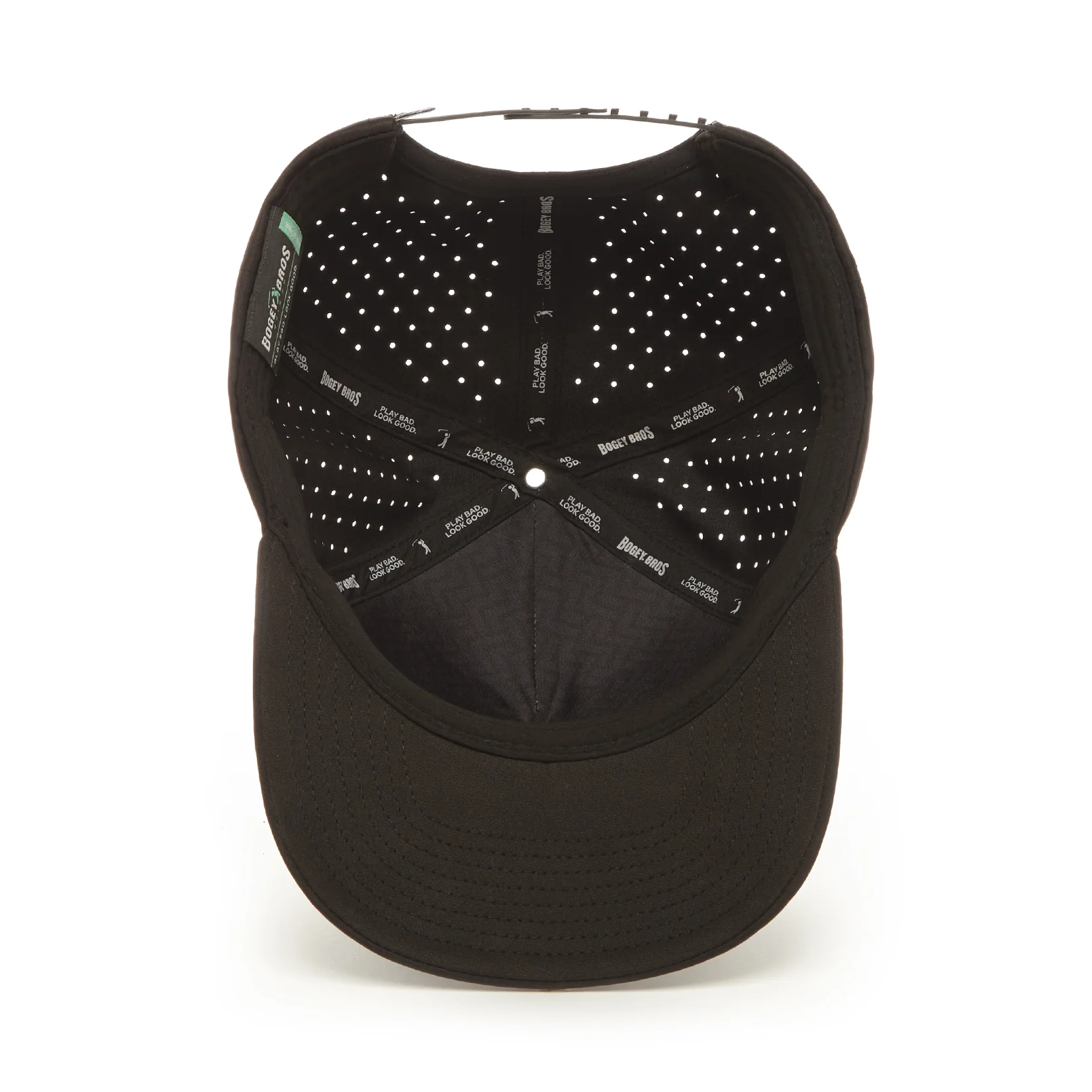Bogeyman Black - Performance Golf Hat - Snapback - Image 5