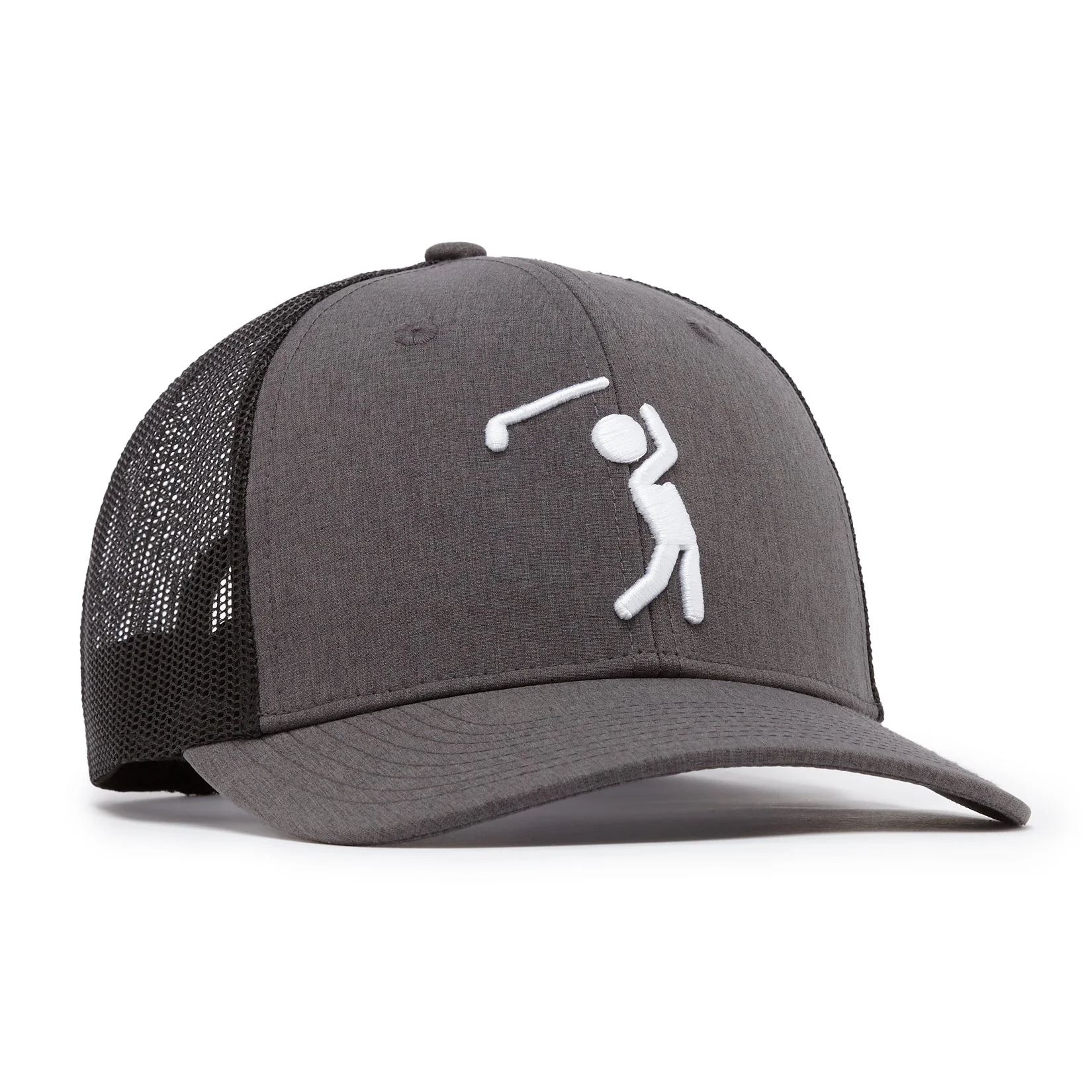 Bogeyman Heather/Black - Mesh Trucker Hat - Snapback - Image 3