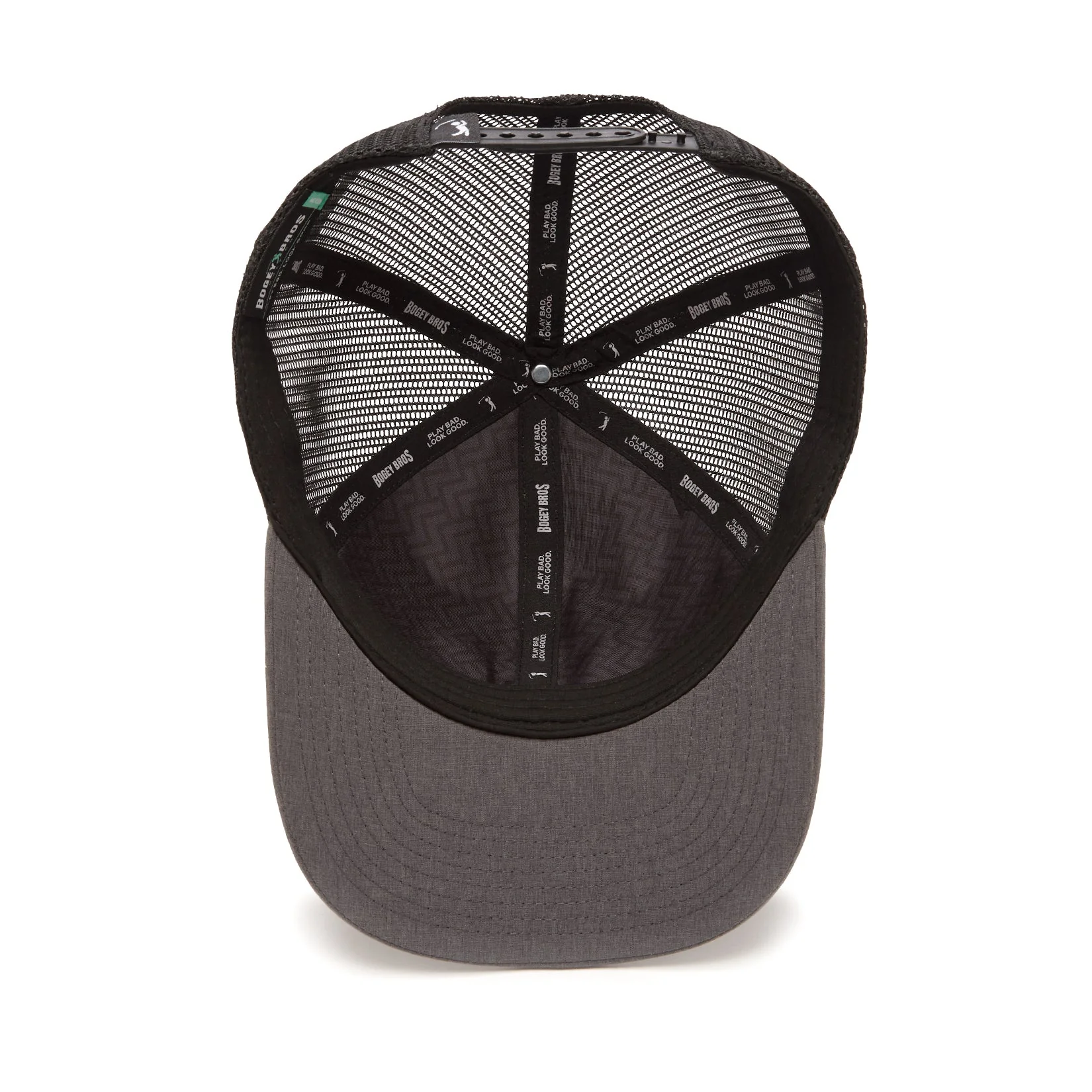 Bogeyman Heather/Black - Mesh Trucker Hat - Snapback - Image 5