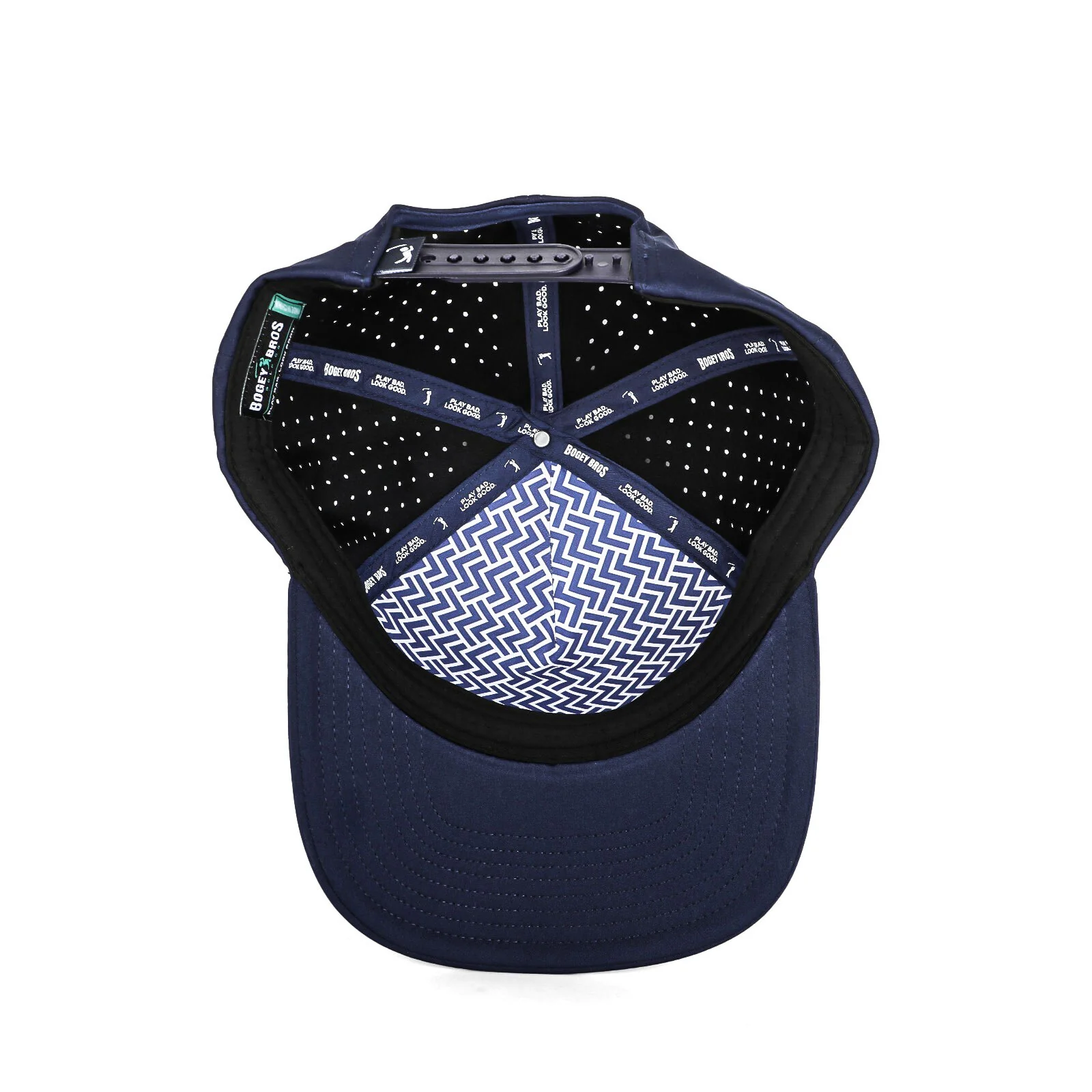 Bogeyman Navy - Performance Golf Hat - Snapback - Image 5