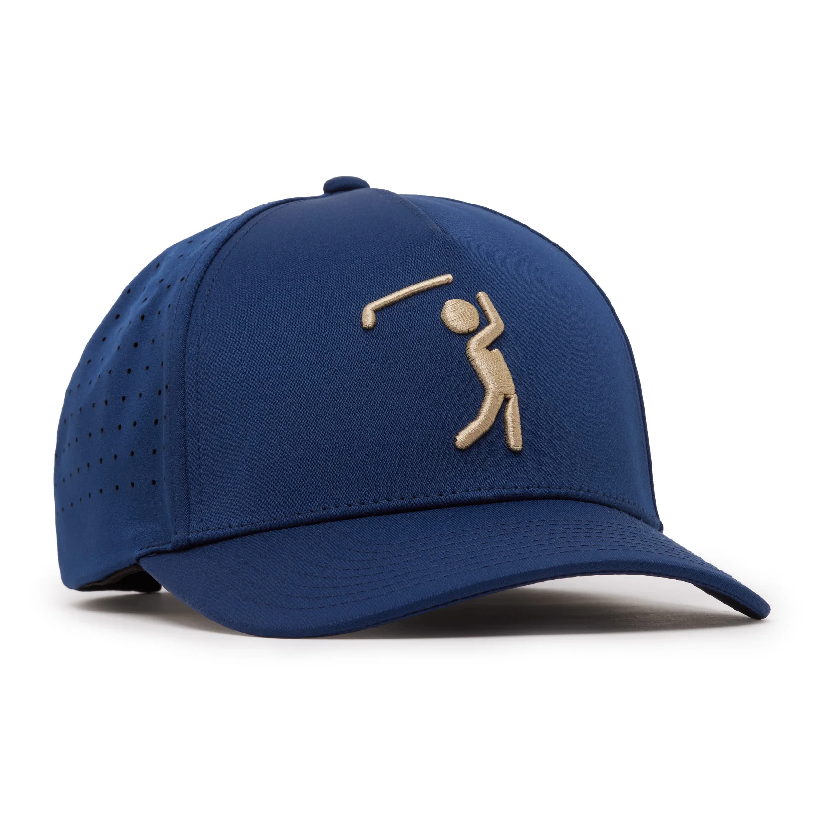Bogeyman - Navy/Tan - Performance Golf Hat - Snapback - Image 3