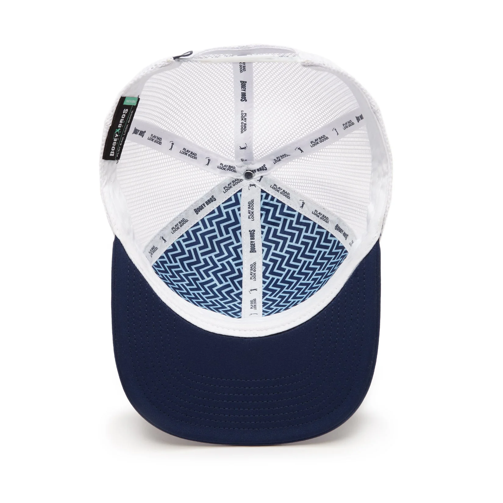Bogeyman Navy/White - Mesh Trucker Hat - Snapback - Image 5
