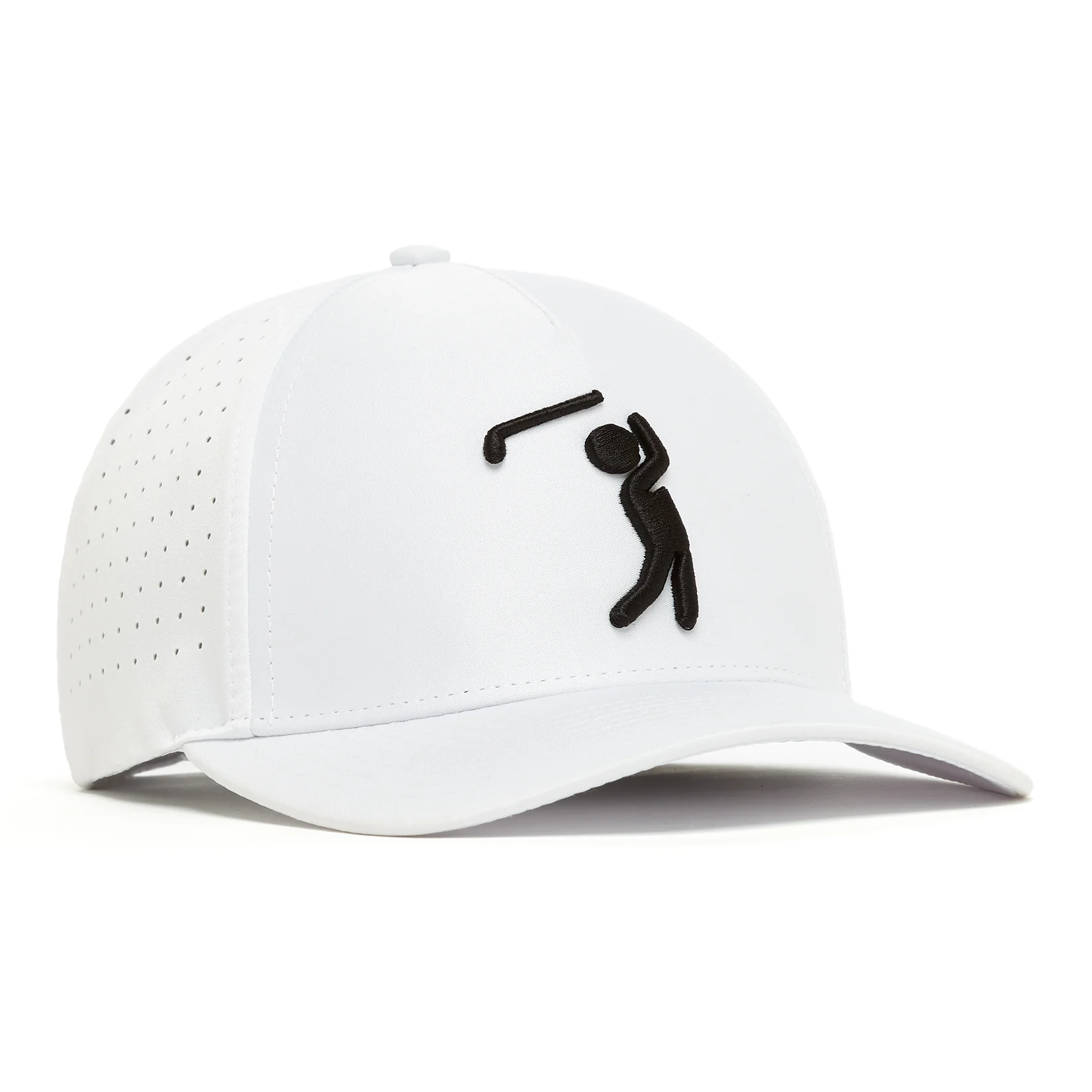 Bogeyman White - Performance Golf Hat - Snapback - Image 3