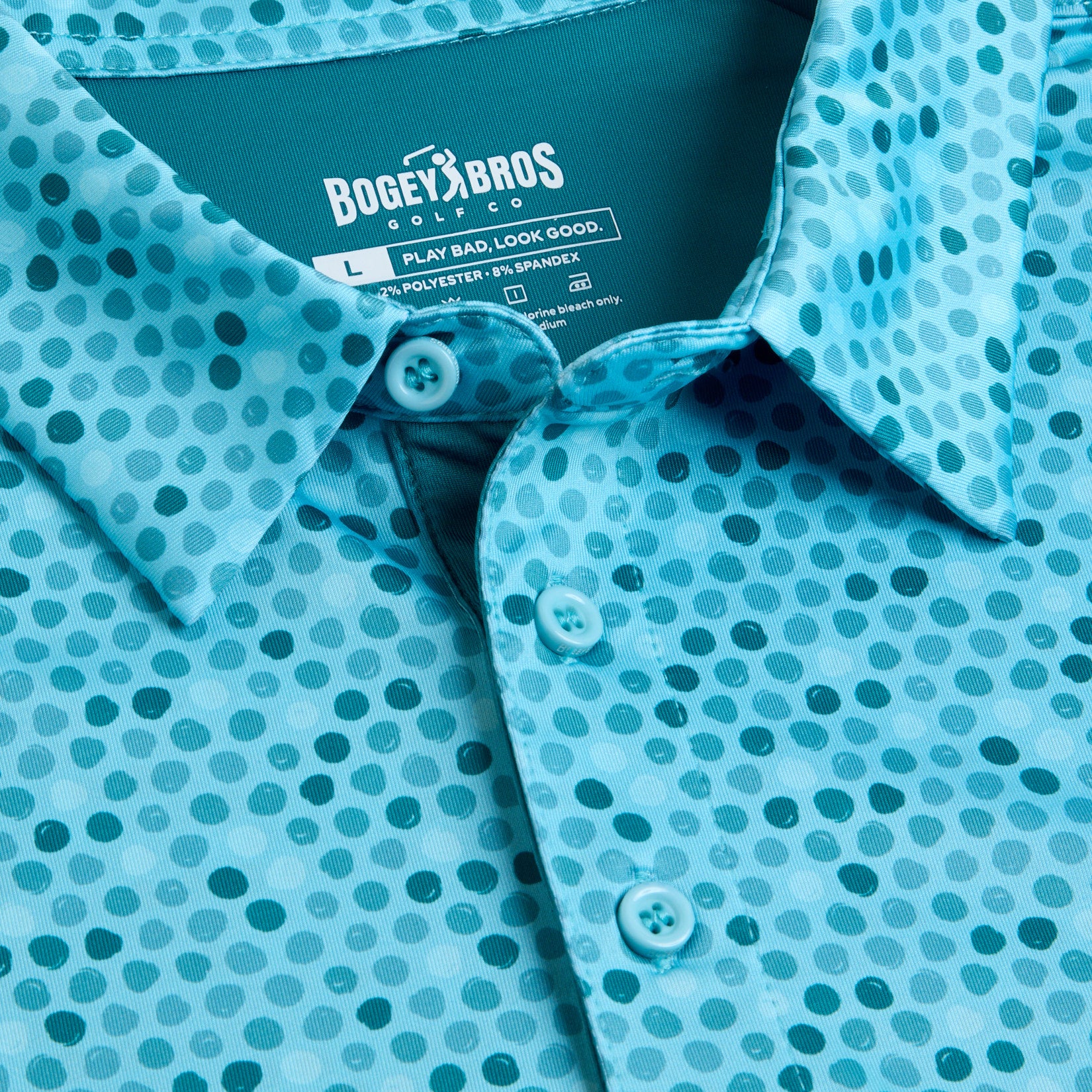 Dots - Teal - Polo - Image 3