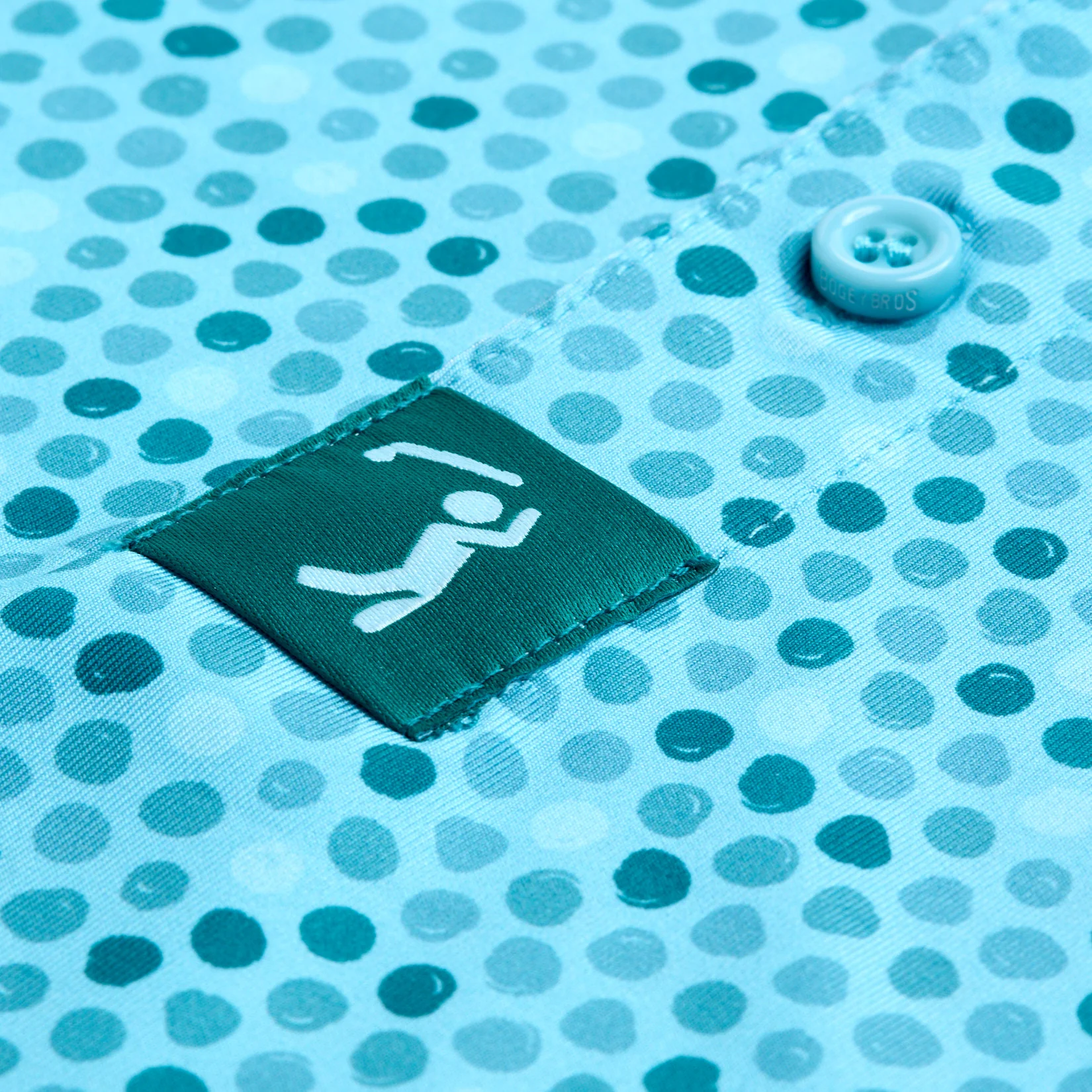 Dots - Teal - Polo - Image 4