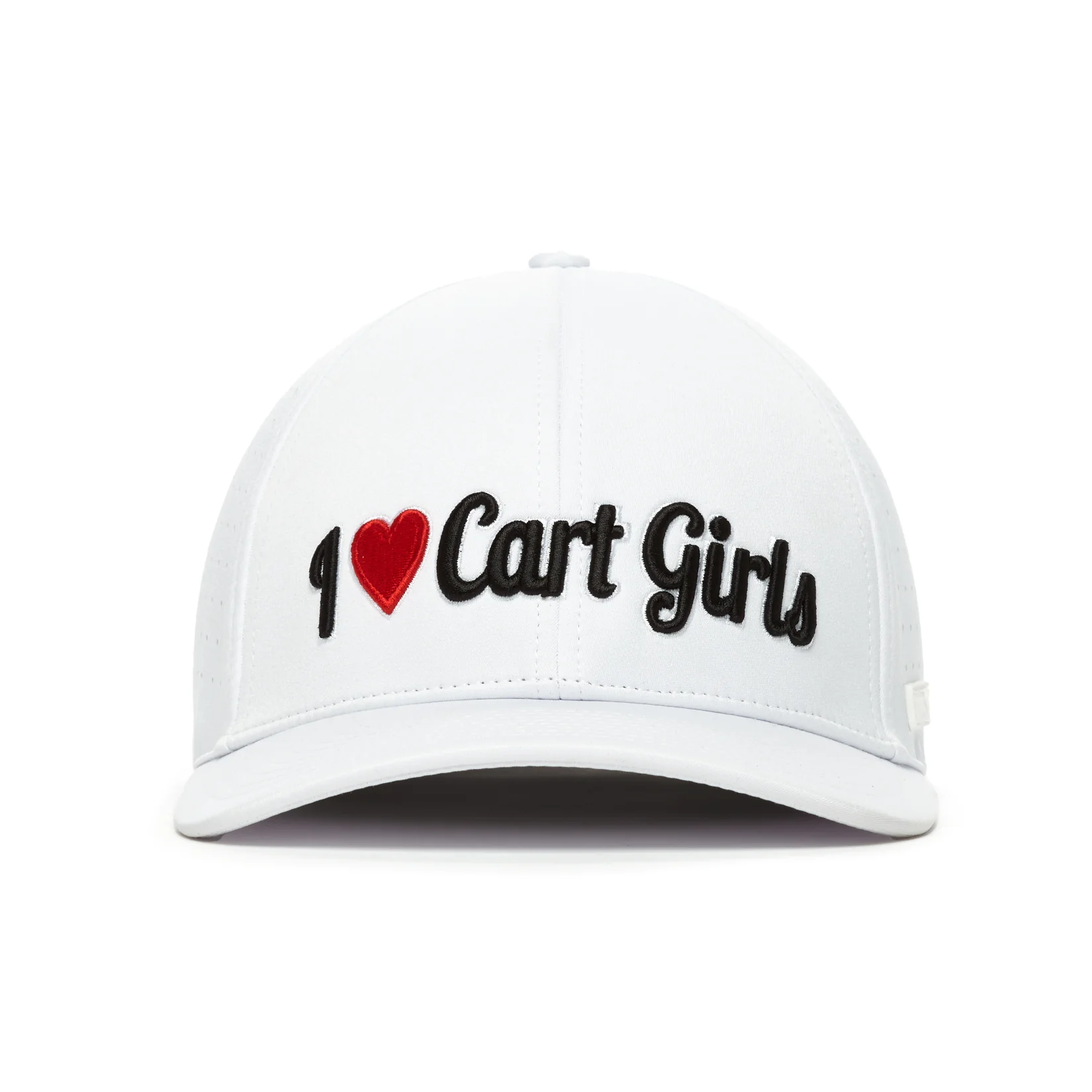 I Heart Cart Girls - Performance Golf Hat - Stretch Fit - Image 2