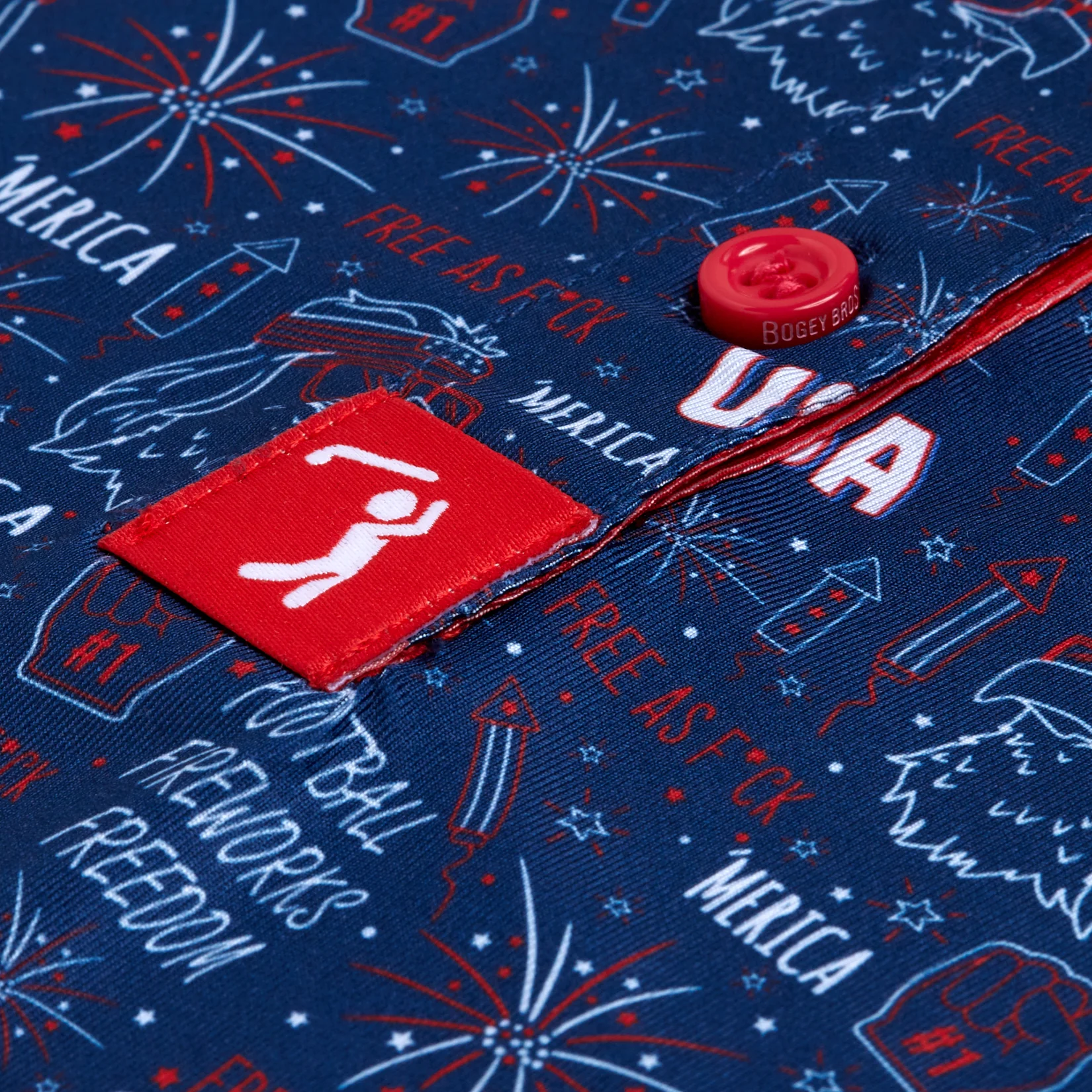 'Merica - Navy - Women's Polo - Image 3