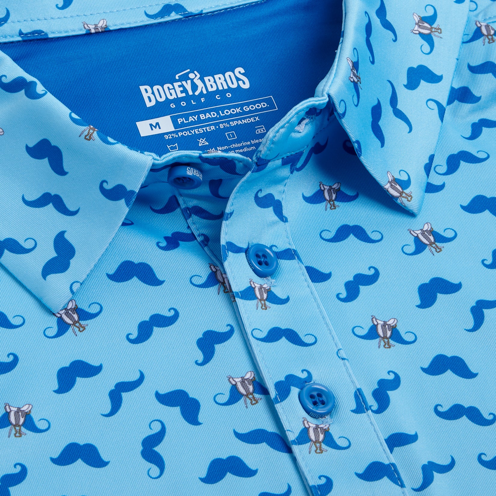 Mustache Ride - Polo - Image 3