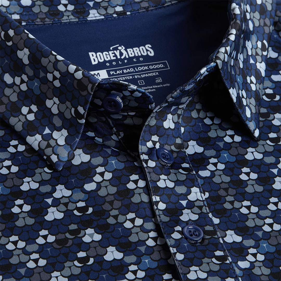 Whale Tail - Navy - Polo - Image 3